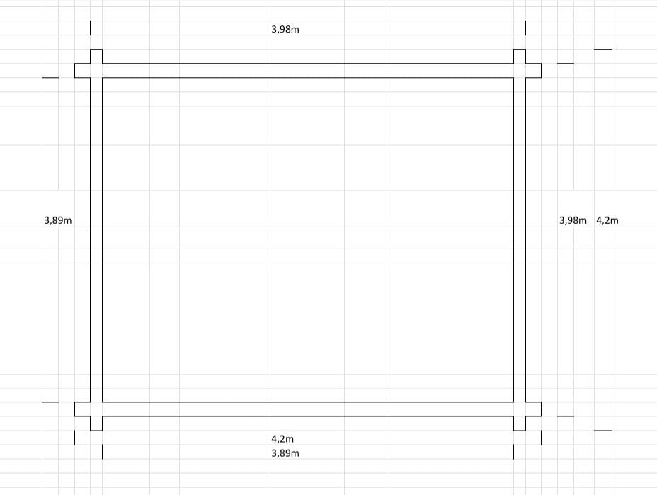 Grillikatos 4,2m x 4,2m