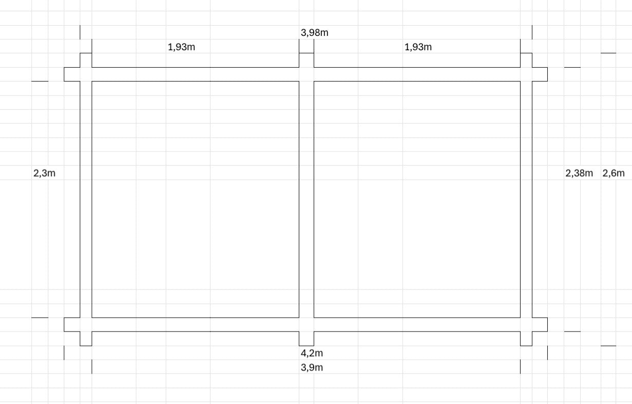 Pihavarasto väliseinällä 2,6 x 4,2m