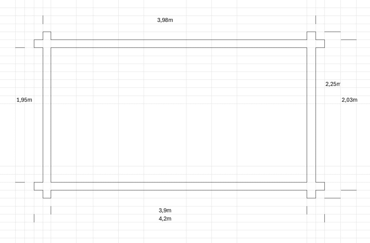 Laavu 4,2m x 2,25m
